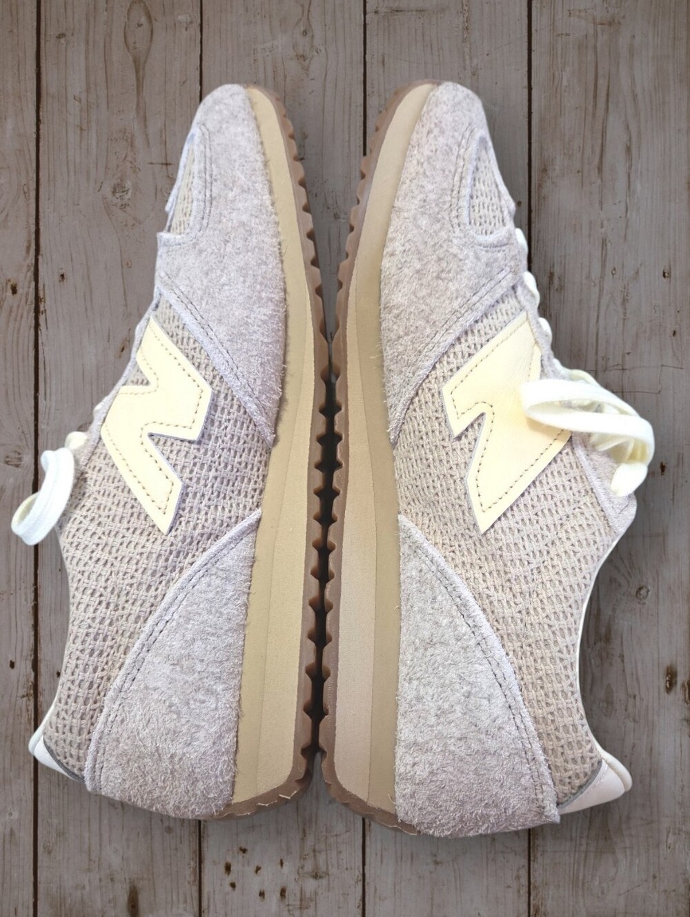 New Balance 471 Shipyard Fuzzy Suede Sneakers - Womens 9 - Mens 7.5 NO INSOLES - Picture 3 of 8